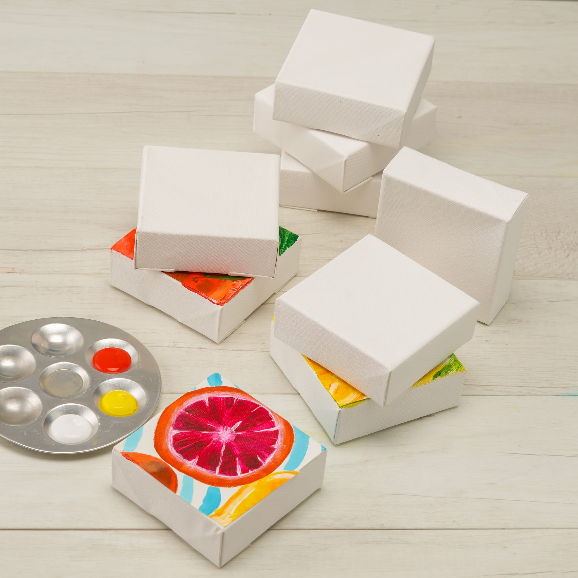 6 Packs: 9 ct. (54 total) Level 1 4" x 4" Deco Canvas Pack by Artist's Loft®